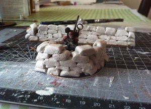 A Warhammer 40,000 figure. 