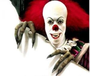 Stephen King's 'Pennywise'. 