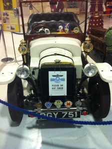 Cracking car. Filled with inflatable toys for some reason.