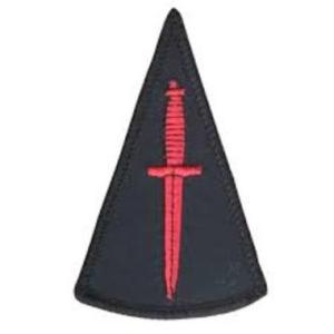 Unit badge of the Blades - The use of the commando badge in this manner is in no way intended to cause offence, but rather to honour those who have earned it through hard work and steadfast determination